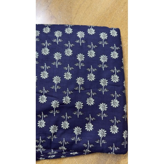 Blue Motif Straight Long Kurti Blue Motif Straight Long Kurti