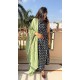 Blue Motif A-Line Kurti