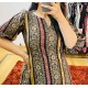 Golden Lining Straight Long Kurti