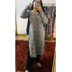 Slate Grey Kantha    Straight Long Kurti