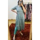 Blue Pink  Princess Cut Kurti