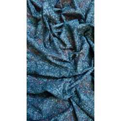 Teal Green Chikankari Straight Kurti