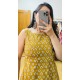 Mustard A-Line Kurti