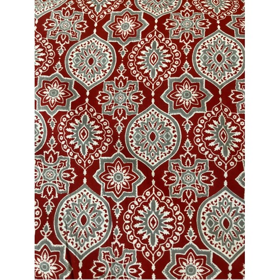 Red Ajrak Tulip Top Red Ajrak Tulip Top