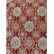 Red Ajrak Tulip Top