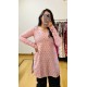 Pink Pineapple Short Kurti
