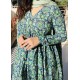 Blue kantha Kalamkari Manmohini