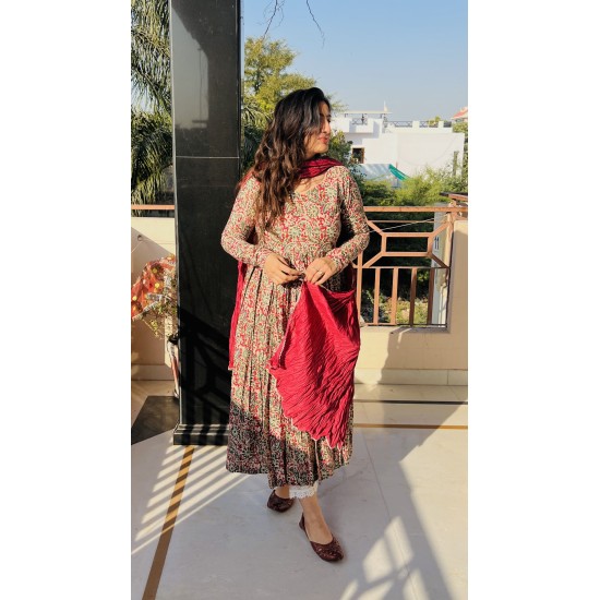 Mauve Noor Gher Kurti Mauve Noor Gher Kurti